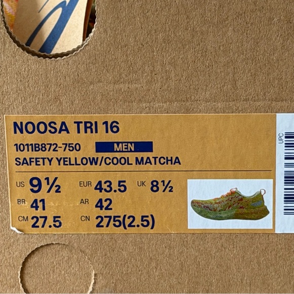 ASICS Men’s Noosa Tri 16 Safety Yellow/Cool Matcha Athletic Shoes Size 9.5 - Picture 9 of 13